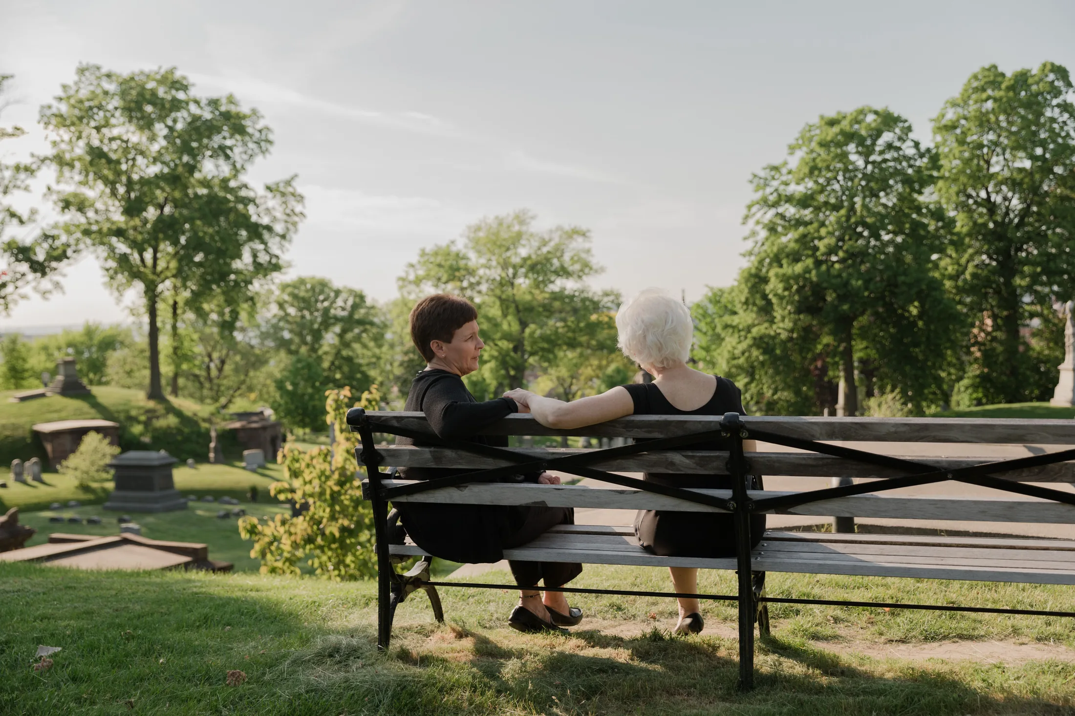 People connecting together, representing monthly support group meetings