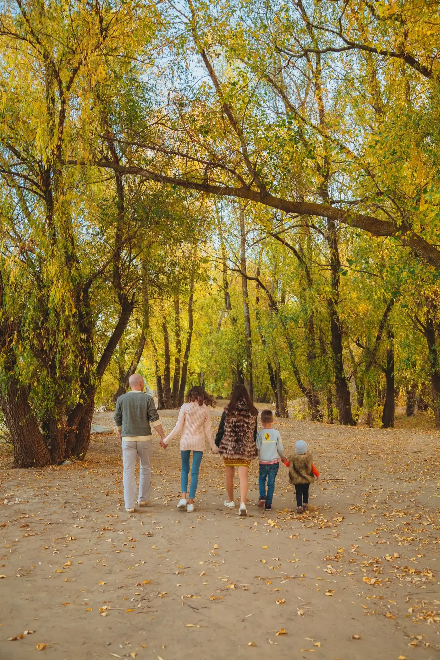 Family walking together outdoors, representing the RTST community